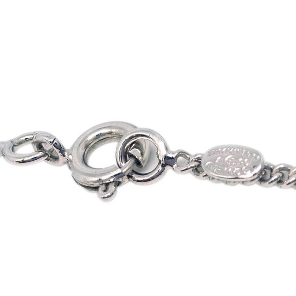 Chanel CC Chain Necklace Silver Black 05V 176653 - Picture 2 of 4